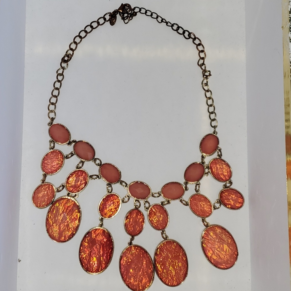 Chunky Rose Necklace